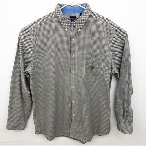 Chaps men’s button down checked‎ shirt size XXL